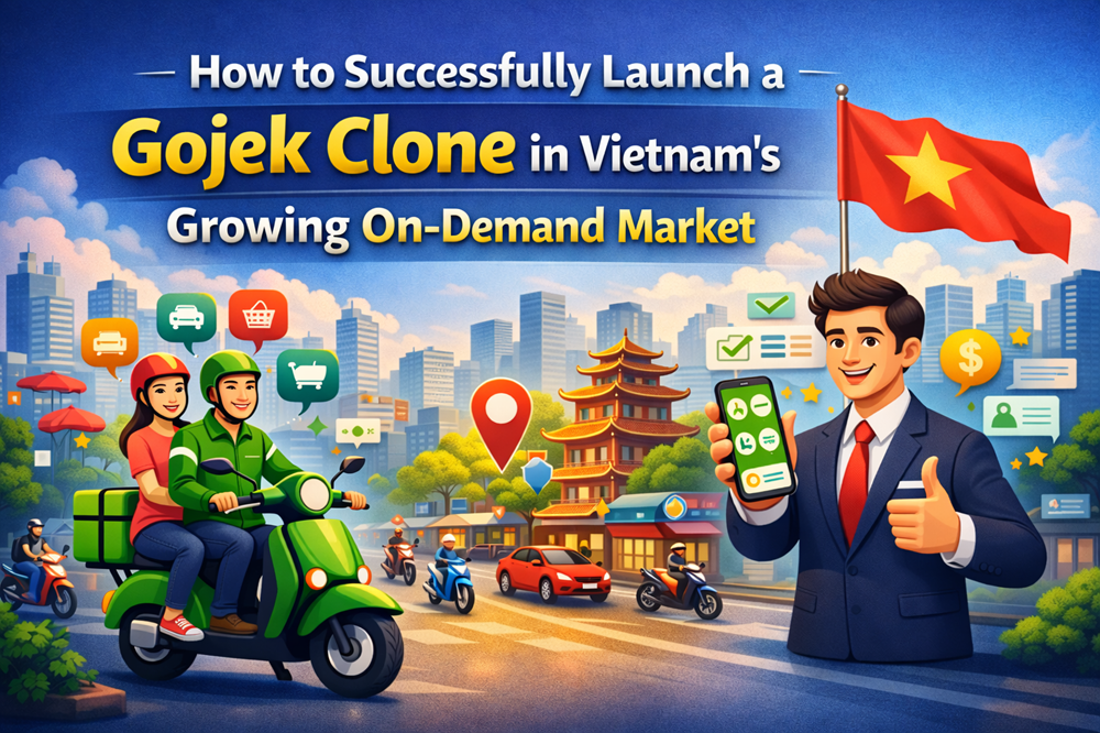 How to Launch Gojek Clone in Vietnam Growing On-Demand Market